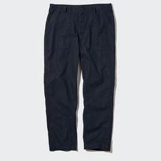 Brand New With Tags ! Navy Color - Looks Black In Photos But Is Navy Size Xl Uniqlo Utility Pants Casual Navy Straight Leg Cargo Pants, Casual Navy Straight Leg Chinos, Casual Navy Straight Leg Pants, Casual Navy Straight Chinos, Casual Navy Work Pants, Casual Navy Pants With Welt Pockets, Navy Wide Leg Casual Cargo Pants, Casual Navy Tapered Leg Work Pants, Navy Casual Chinos With Welt Pockets