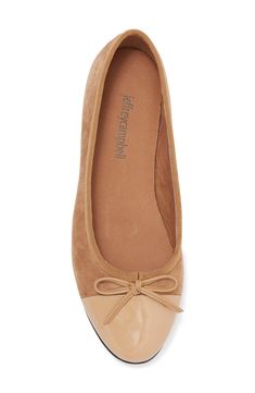 Step out onto the scene in this beautifully crafted leather ballet flat updated with a contrasting toe for modern flair. Leather upper and lining/synthetic sole Imported Arabesque Ballet, Womens Ballet Flats, Leather Ballet Flats, Ballet Flat, Arabesque, The Scene, Jeffrey Campbell, Ballet Flats, Leather Upper