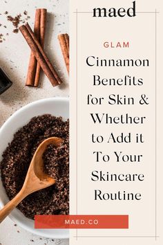 Did you know that you can use cinnamon for skin care? There are many benefits to adding cinnamon in skincare routines! Check out this article Cinnamon For Skin, Benefits Of Cinnamon, Cinnamon Health Benefits, Cinnamon Benefits, Heart Diet, Growing Healthy Hair, Pimples Remedies, Homemade Tea, Beauty Diet