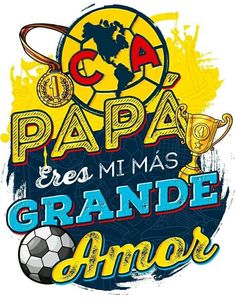 a soccer poster with the words papaa e mimas grande and an image of a soccer ball