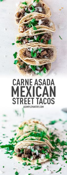 an image of mexican street tacos stacked on top of each other