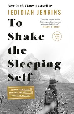 the book cover for to shake the sleeping self, with an image of a man in a hat