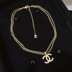 PRODUCT��DETAILS Includes Shipping bags, dustbag sleeper, care manual, booklet, tag.Material: Sterling gold over stainless steel Chanel Gold Necklace, Holiday Necklace, Luxury Jewellery, Luxury Necklace, Timeless Handbag, Evening Clutch Bag, Bags Designer Fashion