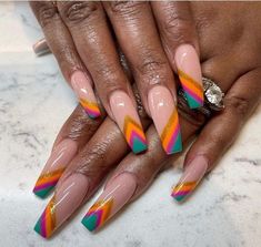 Crazy Nail Art Unique, Stiletto Nails Designs Summer, Summer Nails Coffin, Nail Tip Shapes, Nails Colour, Summer Nails 2024, Bread Soft, Different Nail Shapes, Diva Nails