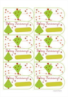 printable christmas tree name tags