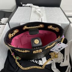 SHOP MORE LUXURY PRODUCTS HERE Description Chanel Drawstring Black Bag For Women 19cm/7.5in Size: 19 ÃƒÂ¯Ã‚Â¿Ã‚Â½ÃƒÂ¯Ã‚Â¿Ã‚Â½ÃƒÂ¯Ã‚Â¿Ã‚Â½ÃƒÂ¯Ã‚Â¿Ã‚Â½ÃƒÂ¯Ã‚Â¿Ã‚Â½ 23.5 x 9.5 cm / 7.5 x 9.2 ÃƒÂ¯Ã‚Â¿Ã‚Â½ÃƒÂ¯Ã‚Â¿Ã‚Â½ÃƒÂ¯Ã‚Â¿Ã‚Â½ÃƒÂ¯Ã‚Â¿Ã‚Â½ÃƒÂ¯Ã‚Â¿Ã‚Â½ 3.5 in Golden CC logoGold chainBlack Includes dust bag.This product is of the premium quality. Dior Shirt, Gucci Shirt, Louis Vuitton Shirt, Chanel Shirt, Gucci Gg Marmont, Reversible Belt, Luxury Products, Loafer Mules, Belt Accessories