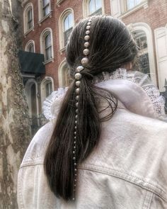 Braids Headband, Hair Chain Jewelry, Lelet Ny, Hair Chain, Headband Fashion, Pearl Hair Combs, Hair Chains, Tassels Fashion, Braided Headband