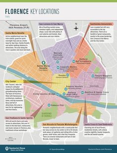 a map with different locations and names for the streets in san francisco, calif