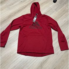 Men’s New With Tag Size Large Red Adidas Hooded Sweatshirt Adidas Shirt, Red Adidas, Adidas Men, Hooded Sweatshirt, Hooded Sweatshirts, Mens Shirts, Man Shop, Adidas, Sweatshirts Hoodie