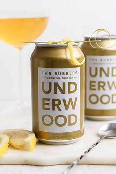 Bubbly with a touch of sweetness, this oh so Festive Canned Champagne Cocktail is inspired by a classic champagne sidecar, and it’s the perfect drink to serve at your holiday gatherings.