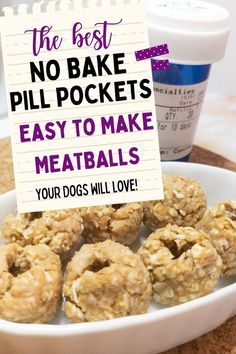 the best no bake pit pockets easy to make meatballs for dogs will love