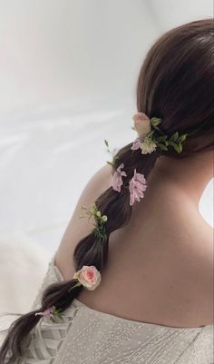 Flower Crown Wedding Veil, Korean Wedding Hair, Flower In Hair, Hair Down Styles, Bridal Hair Decorations, Wedding Hair Trends, 2015 Hairstyles, Ribbon Hairstyle, Wedding Hair Inspiration