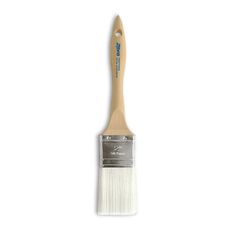 a paint brush with white bristles on it