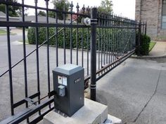 Doorking Model 9050-380 Slide Gate Opener Slide Gates, Electric Driveway Gates, Slide Gate, Wood Fence Post, Estate Gates, Laundry Business, Gate Openers, Gate Kit, House Fence Design