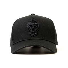 Upgrade your training headwear with our 5-panel skull hat. Represent the brand with this 100% cotton hat customized with a flexible strap and embossed buckle easily adjusted to your head shape. Adjustable Skull Print Baseball Cap, Black Skull Baseball Cap For Streetwear, Adjustable Snapback Baseball Cap With Skull Print, Adjustable Black Baseball Cap With Skull Print, Adjustable Skull Hat For Streetwear, Adjustable Black Skull Hat, Black Snapback Hat With Skull Print, Black Skull Print Hat, Bf Love