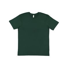 IWPF LAT Fine Jersey Tee Size up to 6XL - 4.5 oz./yd, 100% combed ringspun cotton fine jersey, 30 singles. Ash is 99/1 combed ringspun cotton/polyester. Heather is 90/10 combed ringspun cotton/polyester. CVC colors & Black Leopard are 60/40 combed ringspun cotton/polyester. Ash and White are sewn with 100% cotton thread. Topstitched ribbed knit collar . Shoulder-to-shoulder self-fabric back neck tape. Double needle sleeves and bottom hem. Side seams. EasyTear label. Size: M.  Color: Green.  Gend Forest Clothes, Mens Henley, Crew Neck Tshirt, Vintage Indigo, Vintage Military, Jersey Tee, Mens Tees, Mens T, Casual Shirts