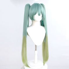 Includin Only Wig 
 Material: Heat Resistant Fiber 
 Gender: Gender-bending available 
 
 If you cannot find and like to buy the costume, wig, shoes, weapon or other accessories of this character, pls not hesitate to contact us 
 Please note that due to different screen resolution, products you receive may have a bit different as the one we show here. Matcha Parfait, Gender Bending, Wig Material, Cosplay Wig, Cosplay Wigs, Hatsune Miku, Bending, Vocaloid, Heat Resistant