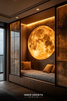 Crystal Home Decor Interior Design, Celestial Office Aesthetic, Moon Themed Bedroom Aesthetic, Celestial Themed Room, Future Room Ideas, Astronomy Themed Room, Space Themed Bedroom Adult, Space Themed Office, Celestial Bathroom Ideas