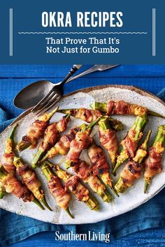 the cover of okra recipes that prove that it's not just for gumbo