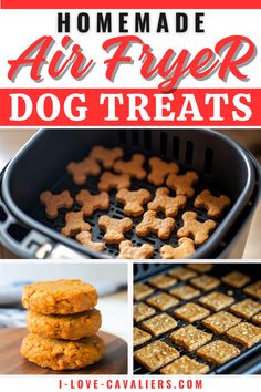 Say goodbye to store-bought treats and hello to homemade air fryer dog treats! From crunchy sweet potato chews to delicious peanut butter oatmeal biscuits, these baked dog treats are easy to make and full of flavor. Discover how to create these simple DIY air fryer dog treat recipes, perfect for pups of all sizes! Air Fryer Dog Treats, Baked Dog Treats, Oatmeal Biscuits, Dog Treats Homemade Easy, Peanut Butter Oatmeal