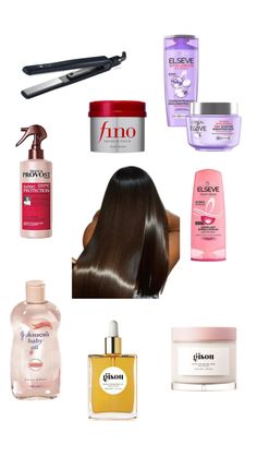 Cheveux brillant Healthy Hair Routine, Hair Growing Tips, Talcum Powder, Hair Essentials, Body Care Routine, Glow Up Tips, Hair Maintenance, Body Skin Care Routine, Hair Routines