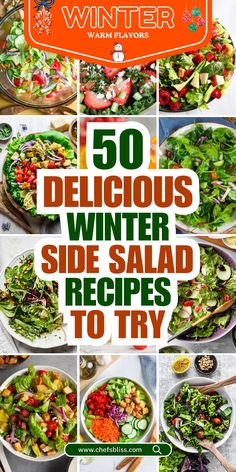 50 delicious winter side salads to try for dinner or lunch with the help of your family