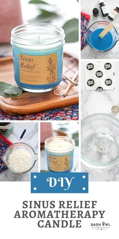 the diy sinus relief aroma therapy candle