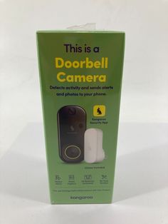 this is a doorbell camera in its box for the iphone 4g / 3gs