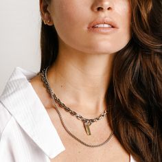 Stainless steel 18k gold plated puerto chain Black triangle charms & Zirconia Tarnish resistant 16"-17"-20" length Set includes 3 separate chains Layered Necklace Set, Gold Necklace Set, Layered Necklace, Layered Necklaces, Necklace Set, Silver Gold, Chain Necklace, 18k Gold, Gold Plate