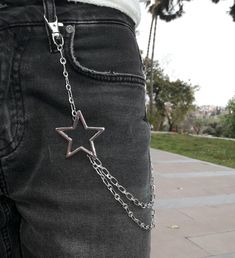 Metal Punk Rock Layered Chain Keychains For Men Women Waist Key Chain Wallet Jeans Hip-hop Pants Belt Chains Jewelry Accessories

Material: Steel

Size: first chain : 30 CM
last chain : 40 CM
with star : 50 CM

Due to the light and screen difference, the item's color may be slightly different from the pictures. Please understand. Make sure you don't mind before you bid. Please allow 10-20mm differences due to manual measurement

Estimated time of delivery will also take about 21 to 35 days. Pant Chains Diy, Wallet Chain Aesthetic, Cute Belts For Jeans, Belt Chain Outfit, Belt Charms, Jean Chains, Belt Chains, Keychains For Men, Chain Outfit