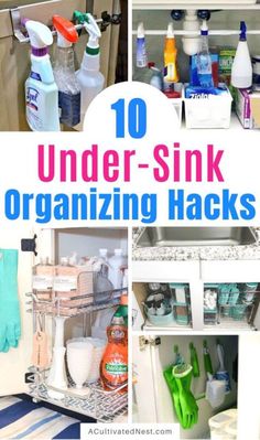 the top ten under sink organizing hacks