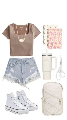 Cute Back To School Outfits 8th Grade, Cute Outfits For School Summer, Oufits Casual, Outfit Inspo Summer