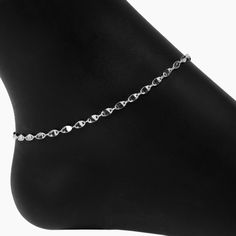 Roma Designer Jewelry Silver Anklets With Adjustable Chain For Parties, Silver Adjustable Chain Anklets For Party, Silver Minimalist Anklets For Party, Silver Minimalist Metal Anklets, Minimalist Silver Metal Anklets, Silver Chain Anklets For Party, Silver Anklets With Adjustable Chain, Silver Adjustable Chain Anklets In Metal, Silver Adjustable Chain Anklet