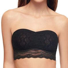 Nwot. B.Tempt’d By Wacoal - Lace Kiss Bandeau. Black Fitted Bandeau Bra, Fitted Black Bandeau Bra, Bandeaus, Women's Intimates, Kiss, Lace, Women Shopping, Quick Saves, Black