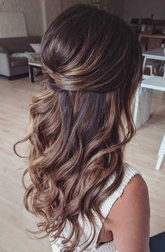 39 Gorgeous Half Up Half Down Hairstyles , braid half up half down hairstyles , partial updo hairstyle ,bridal hair ,boho hairstyle #hair #hairstyles #braids #halfuphalfdown #braidhair Wedding Hair Half, Bridesmaid Hair Makeup, Long Hair Extensions, Elegant Wedding Hair, Prom Hairstyles For Long Hair, Wedding Hair Inspiration, Penteado Cabelo Curto, Wedding Hairstyles For Long Hair, Half Up Hair