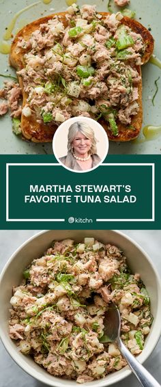 martha stewart's favorite tuna salad is on the menu for her cookbook, martha stewart's favorite tuna salad