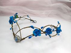 Elvish Tiara, Circlet Crown, Fairy Flower Crown, Elf Tiara, Elven Circlet, Elven Fairy, Elf Crown, Elven Wedding, Fairy Headpiece