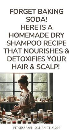 This homemade dry shampoo is nourishing & detoxifying! Those ingredients are GOLD! Cute Messy Buns, Dry Shampoo Powder