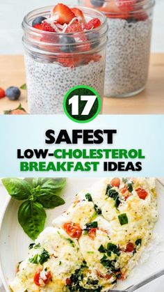 breakfast ideas for low - cholesterol breakfasts are easy to make and delicious