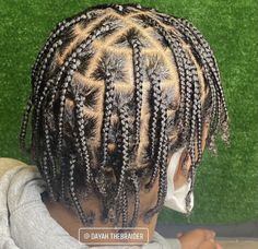 Men Natural Hairstyles Braids, Individual Braids Men, Single Braids For Men, Guys Braids, Plait Braids, Hood Couple, Triangle Part Braids