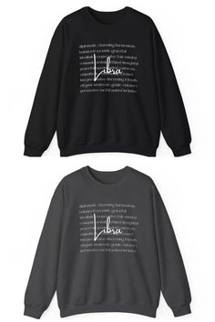 Here are a Snuggle up with a Libra Crewneck Jumper