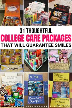 college care packages College Treat Bags Care Packages, Moving To College Gifts, College Goodie Boxes Care Packages, College Drop Off Care Package, College Packages For Guys, Dollar Tree Care Package, Care Package Party, College Drop Off Gifts, College Mail Gifts