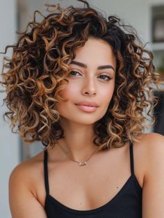 40 Layered Curly Haircuts That Will Make You Embrace Your Natural Texture Spiral Curly Hairstyles, Copper Curls Naturally Curly, Curly Short Hair Color Ideas, Curly Haircut Short Layers, Short Natural Curly Haircuts, Natural Curly Hair Color Ideas, Short Curly Dyed Hair, Short Curly Cuts Natural Curls, Short Curly Hair Color