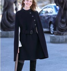 Product Description: The double face cashmere coat made with handmade ,very high grade fabric cashmere fabric. Material:cashmere80%- 90% wool 10%-15%,others:polyester Size: XS: Length:88cm/34.6" waist belt:92cm/36.2"" S: Length:91cm/ 35.8" waist belt:96cm/37.8" M: Length 92cm/36.2" waist belt:100cm/39.4" L: Length:93 cm/36.6" waist belt:104cm/40.9" XL: Length:94cm/37.0" waist belt:108cm/42.5" Payment: We accept payment by paypal and credit card. if you would like to pay by credit card, please ch Wool Cloak, Cashmere Fabric, Fabulous Clothes, Cashmere Coat, Jacket Buttons, Double Face, Cloak, 8 M, Wool Coat