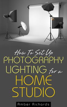 an image of photography lighting for a home studio