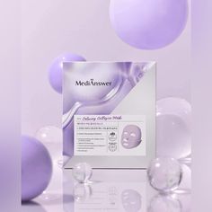 Calming Contains Azulene And A Patented Ingredient For Skin Soothing, Calming Solution Of 10,000ppm, Providing A Powerful Soothing Solution For Sensitive Skin. For Sensitive Skin Soothing And Falling Skin Elasticity, It's Just One Mask. As It Is Absorbed, It Gives A Thin And Transparent Feeling. Medianswer Applies Its Own Tds-Patented Technology To Effectively Deliver Active Ingredients To The Skin. Volume 37g (5ea) How To Use After Washing Your Face, Prepare The Skin Texture With Toner, Then Ta Facial Mask Packaging, Face Mask Packaging, Soothing Face Mask, Overnight Face Mask, Medical Packaging, Watermelon Glow Sleeping Mask, Korean Face Mask, Jelly Mask, Collagen Facial