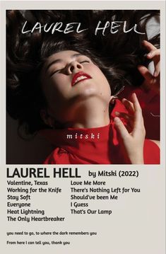 the cover of lauren hell's new album, misshik featuring an image of a woman with her hair blowing in the wind