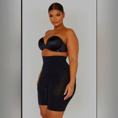 Size Large And Xlarge Black & Nude Available I Personally Use This Shapewear And It's Very Comfortable Seamless And Breathable. Has Silicone Waistband, No Slipping. Size 10 Body, Going Out Outfits Jeans, Leslie Sidora, Control Shapewear, Shapewear Shorts, Layering Hoodies, Plus Zise, Body Shapewear, Girdles