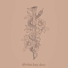 the cover art for what kay does, featuring roses and snakes on a beige background