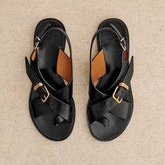 Worn Twice Outside For Short Period Didn’t Suit Me Sold Out Online Low Sandals, Box Color, Shoes Black, Women's Shoes Sandals, Black Shoes, Period, Shoes Sandals, Women Shoes, Brand New